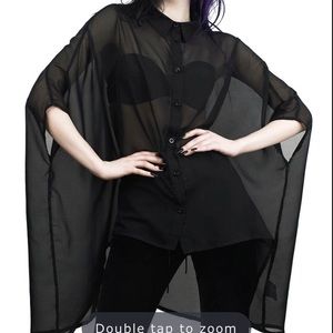 Killstar Batwing Blouse XL (used)